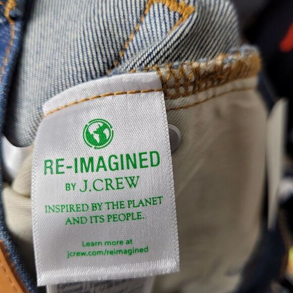 J. Crew Womens 9" Mid-Rise Demi-Boot Crop Jeans Lantern Wash Size 23 NWT - Picture 10 of 13